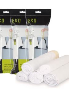 Túi Rác EKO Dày Tự Động Có Dây Rút Dùng Trong Văn Phòng Ký Túc Xá Nhà Bếp Phòng Tắm Túi Đựng Rác Bằng Nhựa Kích Thước Lớn