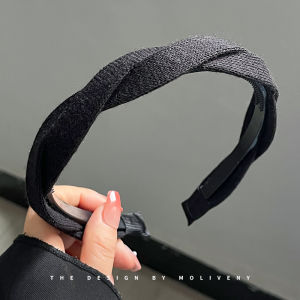 หมวกคล้องผมถักสไตล์เกาหลีสำหรับผู้หญิง หมวกคล้องผมแบบมีสายรัดป้องกันการลื่น หมวกคล้องผมแบบมีฟัน หมวกคล้องผมแบบอเนกประสงค์สำหรับกลางแจ้ง