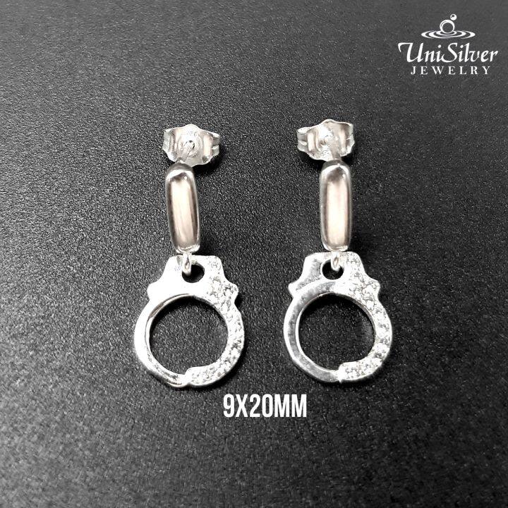 Unisilver 925 Sterling Silver Lady's Earrings (ESM72-1001) | Lazada PH