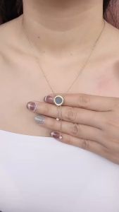 KALUNG BLV HITAM TITANIUM GOLD ( KBLVH01G ) Wanita Quality Premium