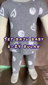 SET BAJU BABY GIRL SIZE 6-24 BULAN SET LEGGINGS BABY/BUDAK PEREMPUAN  GIRLS CLOTHING SETS BAJU BUDAK PEREMPUAN 100% COTTON