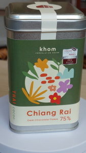 Thais Crafted Chocolate 180g (Khom Chocolatier House) - Chiang Rai 75% (Callets) (No preservatives / emulsifiers) - Pre-order Available to Maximise Shelf Life