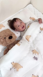 Gối Duraron êm mát cho bé từ 18 tháng mềm mạithoáng mát kích thước lớn giúp bé không bị trượt ra khỏi gối khi ngủ
