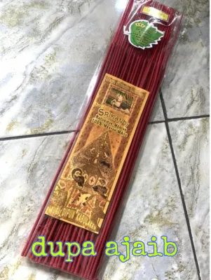 Dupa Hio Cendana SCR Srikandi Warna Merah Wayang Ratunipun 100% Menyan Madu isi 45 batang