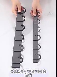 Non Perforated Bathroom HooksWholesale of Door Hooks Space Aluminum Bedroom Storage Clothes Hanger Hooks Wall Clothes Hook