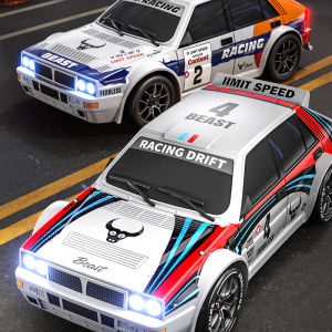 2025 4WD RC Car 1:24 Scale Four-wheel Drive Drift With Two Speed Settings 20 km/h LED Light Children Toys Rechargeable SG204PRO