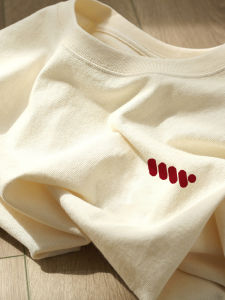 Loose Fit Pure Cotton Short Sleeve T-Shirt Womens Fashion Summer Casual round Neck Top Korean Style Basic Essential Shirt