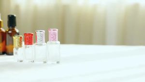 MUB | Bộ 12/6 Chai Thủy Tinh Màu Hổ Phách Kèm Ống Nhỏ Giọt Thủy Tinh Nắp Đen Và Phễu Dung Tích 30ml & 50ml Chai Có Thể Nạp Lại Dùng Cho Tinh Dầu Và Nước Hoa