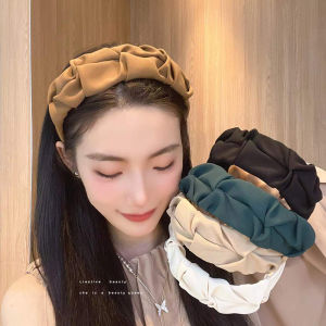 Xếp Li Băng đô rộng phụ nữ thời trang hàn quốc thanh lịch Băng-đô xu hướng hairband Phụ kiện tóc cho cô gái