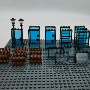 MOC House Doors Windows Building Blocks Parts City Friends Blocks Toys Compatible Classic Blocks Toys for Boys Children Bricks
