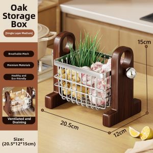 MENGBINFEN | Condiment Storage Rack Spice Organizer