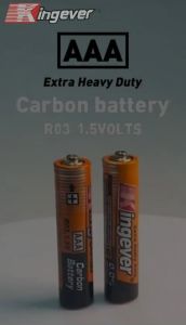 Kingever | Kingtianli Extra Heavy Duty Battery Super 1.5V AAA Carbon Battery 40pcs (10PACKS X 4PCS) - Keimav
