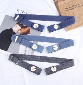 Ikat Pinggang Wanita Unik Tali Pinggang Lucu Double Bunga Daisy 803