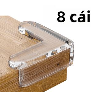 An Toàn Cho Bé Cao Su Mềm Bảo Vệ Góc Bàn 4-12Pc Trong Suốt Chống Va Chạm Cạnh Bảo Vệ Cho Đồ Nội Thất Và Bàn Trà