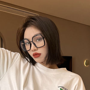 🔥Cc.👍Light Luxury Style Glasses Anti Blue Light Square Frame Simple Women