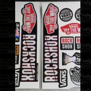 ROCKSHOX x VANS fork bike decals | EzelservicesPH