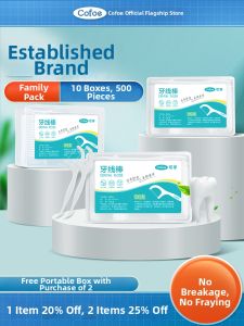 Cofoe | Ultra-fine Family Pack Dental Floss Individually Wrapped