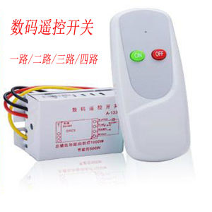 Wireless Remote Controller LED Ceiling Light Chandelier Smart Digital Control Two Three Four Paths Switch Home Decor Lighting Sources