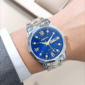 FREE GIFT FOR MAN WITH BOX: MENs Watch Genuine Fully Automatic Mens Stainless Steel