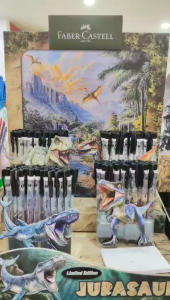 FABER CASTELL GRIP X JURASSAUR PEN 0.5MM ( AVAILABLE IN 4 DESIGNS) (LIMITED EDITION)