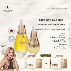 TAUTROPFEN | Anti-wrinkle Firming Smile Eye and Face Oil Duo