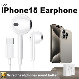 Tai Nghe Chân TYPE-C Zin Máy Không Cần Bluetooth Nghe Gọi Đầy Đủ Nghe Nhạc Bass Hay Dùng Từ IPHONE15