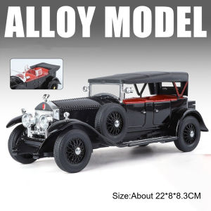 MAKEDA | Scale 1:24 Shelby Cobra 427 Phantom Alloy Cars Models Toys Rear Wheel Pull Back Miniature Vintage Car Home Decor Decoration