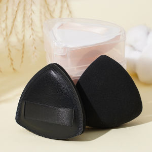 Black Pineapple Potato Chips Powder Puff Lishu Air Cushion Soft Do Not Eat Liquid Foundation Special Makeup Double-Sided Wet and Dry Dual-Use Puff