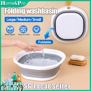 🚚SG Fast Delivery📦Collapsible Basin bucket Foldable Wash Basin Square Fold Folding Portable Pail Baby water Bath collapsible pail washing pail bucket foldable basin portable outdoor Travel Foot Soak fishing car wash 可折叠洗脸盆 洗菜盆 children day gifts