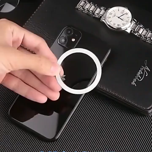10Pcs Ultra Thin Mag-safe Magnetic Plate for Wireless Charger Stainless Steel Wireless Charger Iron Sheet Sticker Mobile Phone Magnet Holder