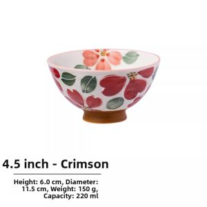 Mino Yaki | Microwave-safe Bowl for Womens Aesthetic and Low-capacity Diet-friendly Rice Bowl