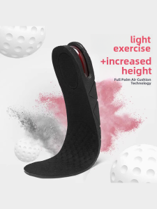 Breathable Invisible Height Increasing Insole 5cm Full Pad for Men and Women Anti-Odor for Sports Socks Soft Breathable Pad for Body Measurement 3cm