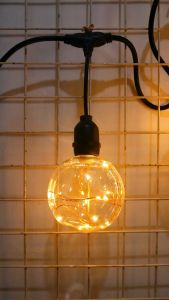 AS COLLECTION - BOHLAM TEMBAGA DOP LAMPU KAWAT BOLA LED HIAS STRING LIGHT CHERRY BALL FAIRY WARM WHITE OUTDOOR DEKORASI CAFE PESTA PERNIKAHAN IMPORT BERKUALITAS
