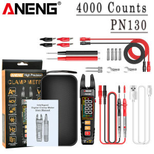 ANENG | Bộ Kìm Đo Điện Tử ANENG 4000 Số Đo Đồng Hồ Vạn Năng Thông Minh Với Chức Năng Đo Điện Áp AC/DC Dòng Điện Điện Trở Bút Thử Điện Cho Việc Tự Sửa Chữa Điện.