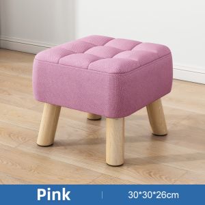 Soft Cushioned Home Use Simple Bench Low Stool