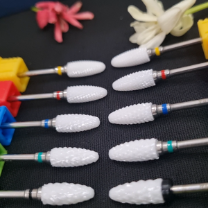 Đầu Mài  Nail Dạng Sứ Ngọn Lửa Hạt Ngô Mài Gel Mài Móng Bền Chuyên Dụng