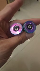 MEROCA 1 pair Bicycle Bar End Handle Cap Aluminum Handlebar Cap MTB RB Dropbar Cap Basikal Cycling