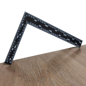 Thước Đo Góc Vuông 8x12 Inch Bằng Thép Không Gỉ Hình Chữ L Dùng Cho Thợ Mộc Đóng Khung Đồ Da Dụng Cụ Tự Làm