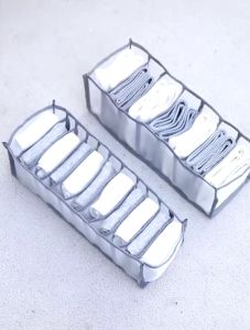 Compartment Organizer Divider Storage Box for Bra Lingerie Underwear Socks Garment Fabric