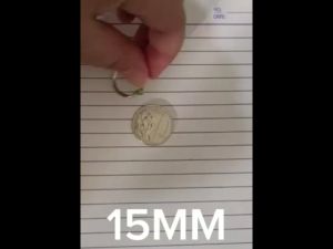 50Pcs Binder Rings20/30mm Metal Book Rings for FlashcardsSchool and Office