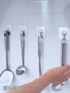 ตะขอสูญญากาศ อเนกประสงค์ กาวเหนียวทนทาน ติดผนัง ติดกำแพง ติดเพดาน ตะขอกาวติดผนัง เฉพาะอเนกประสงค์ไม่ต้องเจาะ ที่แขวนติดผนัง 10 kg