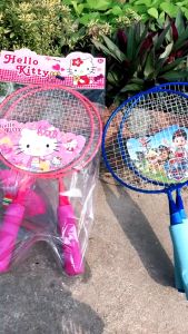 Bộ vợt cầu lông trẻ em cho bé mini tặng kèm 2 quả cầu đồ chơi vận động phát triển tăng chiều cao