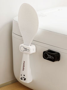 Magnetic Rice Spoon Storage Rack Kitchen Wall Mounted Plastic Adhesive Cooking Utensil Holder for Rice Scoop And Spoon