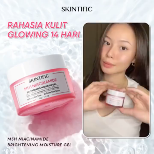 【100%ORI】SKINTIFIC MSH Niacinamide Brightening Moisturiser Gel 30g | Dark Spot Whitening Face Whitening Cream