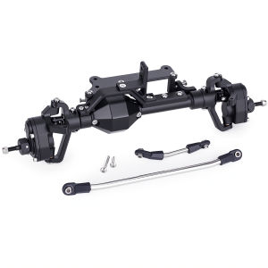 CNC Machined Aluminum 4WS Portal Axle Complete Set 1/10 RC Crawler Car Capra UTB LCG Cheater Rigs DIY Upgrade