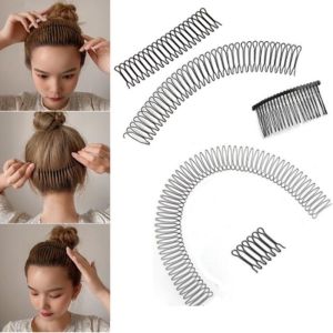 Super mudah digunakan poni Qi wanita jepit rambut / pengatur rambut patah / poni sisir tetap / ikat kepala ditarik tak terlihat 🌷Waroomy