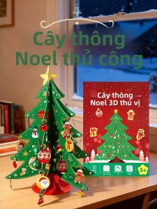JIEXI | Bộ Vật liệu Đồ Chơi Thủ Công DIY cho Trẻ Em Noel