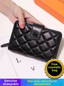 SIFULUN | Feminine Leather Wallet Short Style Foldable Large Capacity Zipper