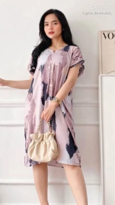 BISA COD !! Daster PAKET MURAH 50RIBU 2PCS Rayon Busui Kancing Motif Random