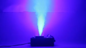 SHEHDS 1500W Smoke Machine LED 24X9W RGB Portable Wireless Remote Fogger Ejector DJ Stage Effect Fog Machines for Party Wedding